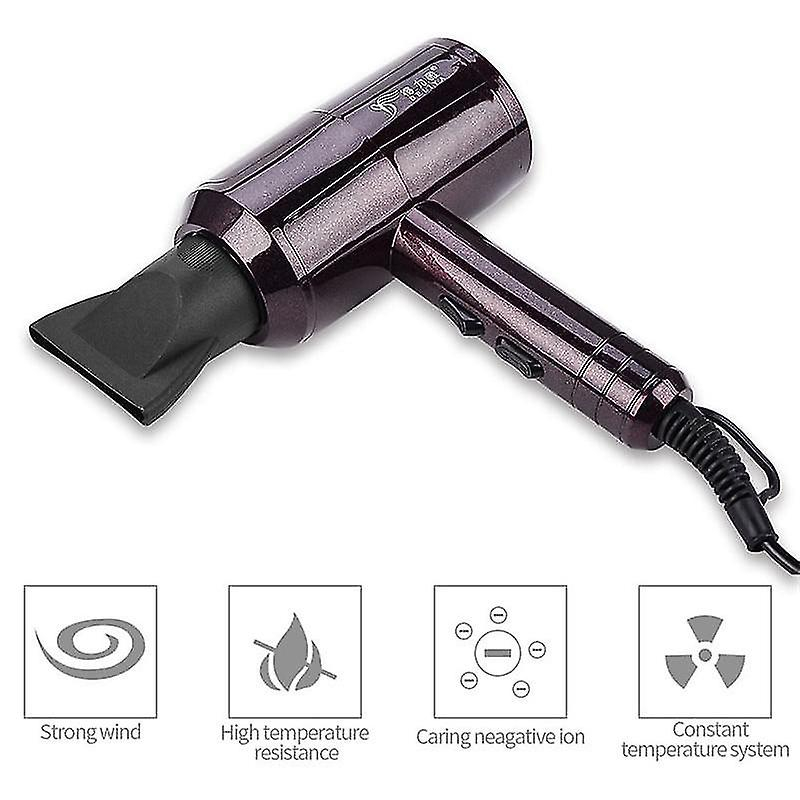 Foto 6 pulgar | Secador De Pelo Huoguo Negative Ion Salon  2200 W  3 Temperaturas  2 Velocidades - Venta Internacional.