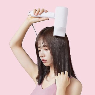 Foto 3 | Secador De Pelo Huoguo Portátil Con Mango Plegable De Iones Negativos Rosa - Venta Internacional.