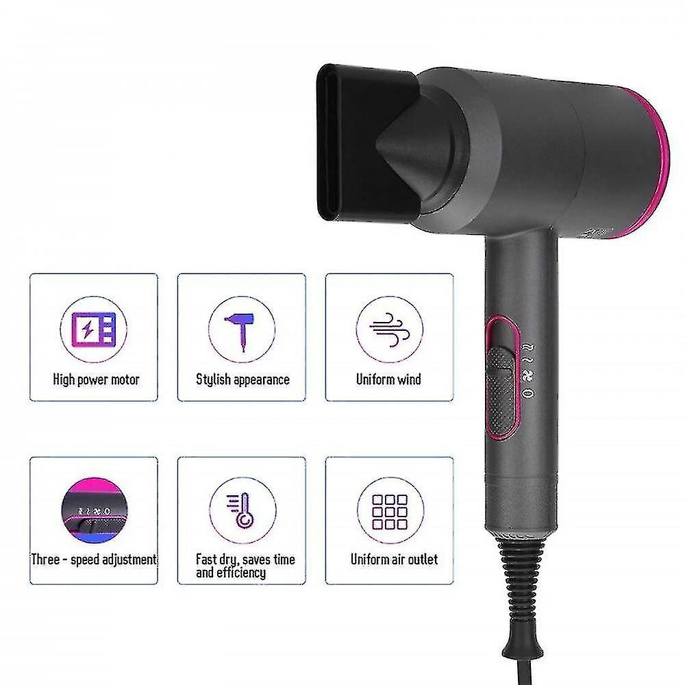 Foto 2 | Secador De Pelo Huoguo Ionic 1800w Professional De Secado Rápido - Venta Internacional.