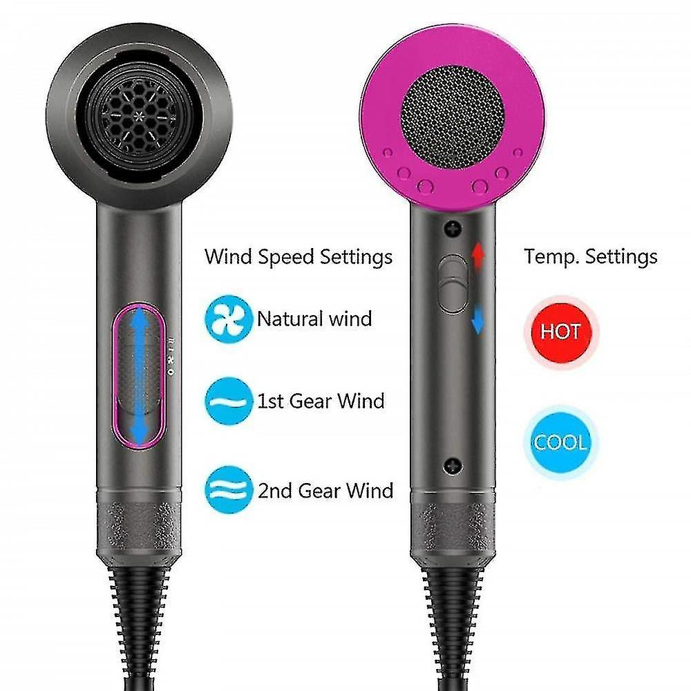 Foto 4 | Secador De Pelo Huoguo Ionic 1800w Professional De Secado Rápido - Venta Internacional.