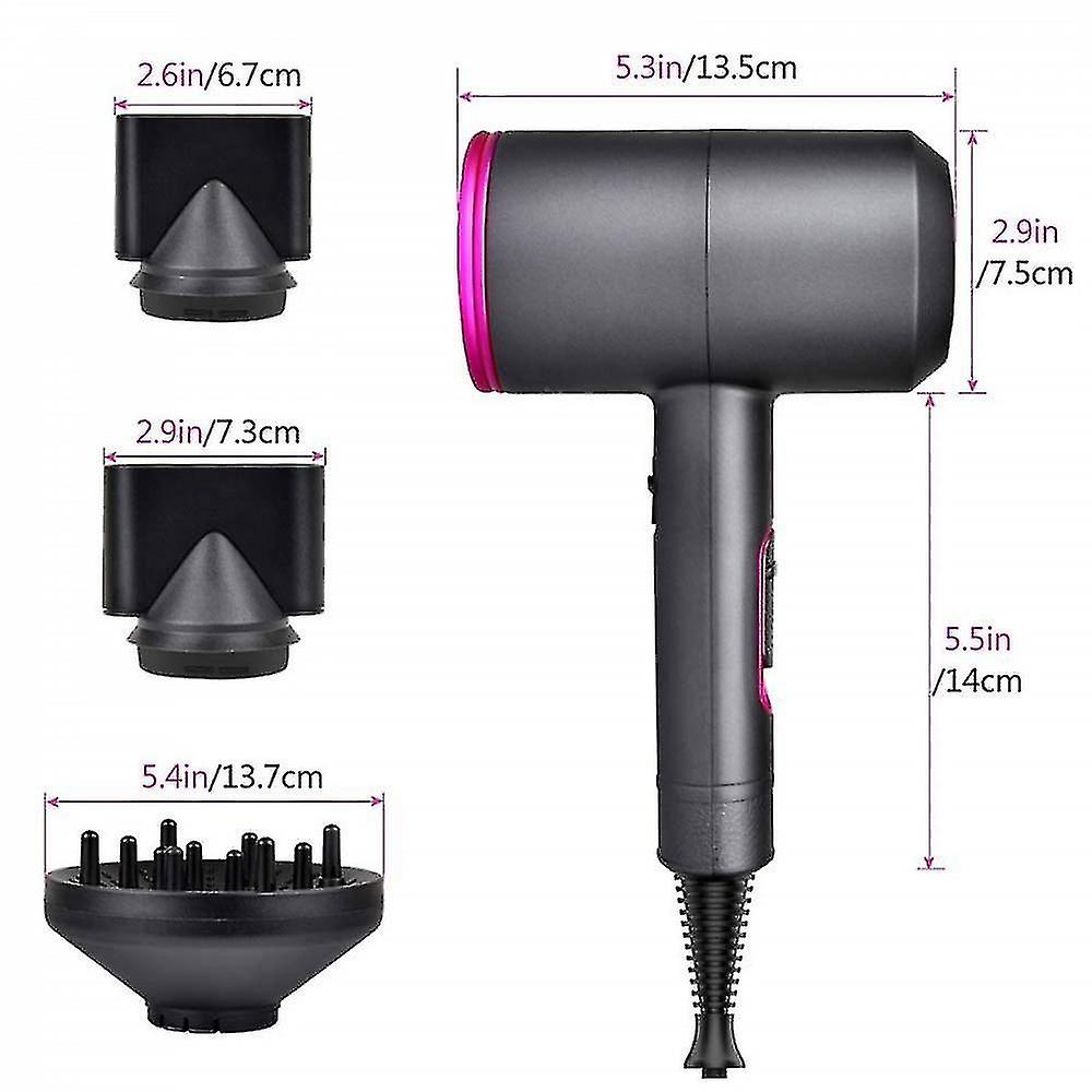 Foto 5 | Secador De Pelo Huoguo Ionic 1800w Professional De Secado Rápido - Venta Internacional.