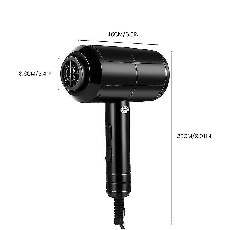 Foto 2 | Secador De Pelo Huoguo 1500 W Profesional Portátil Mini Con Cepillo - Venta Internacional.