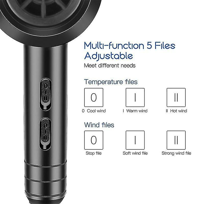 Foto 4 pulgar | Secador De Pelo Huoguo 1500 W Profesional Portátil Mini Con Cepillo - Venta Internacional.
