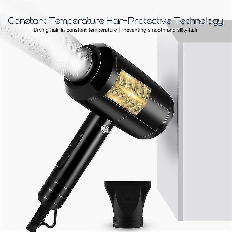 Foto 4 | Secador De Pelo Huoguo 1500 W Profesional Portátil Mini Con Cepillo - Venta Internacional.