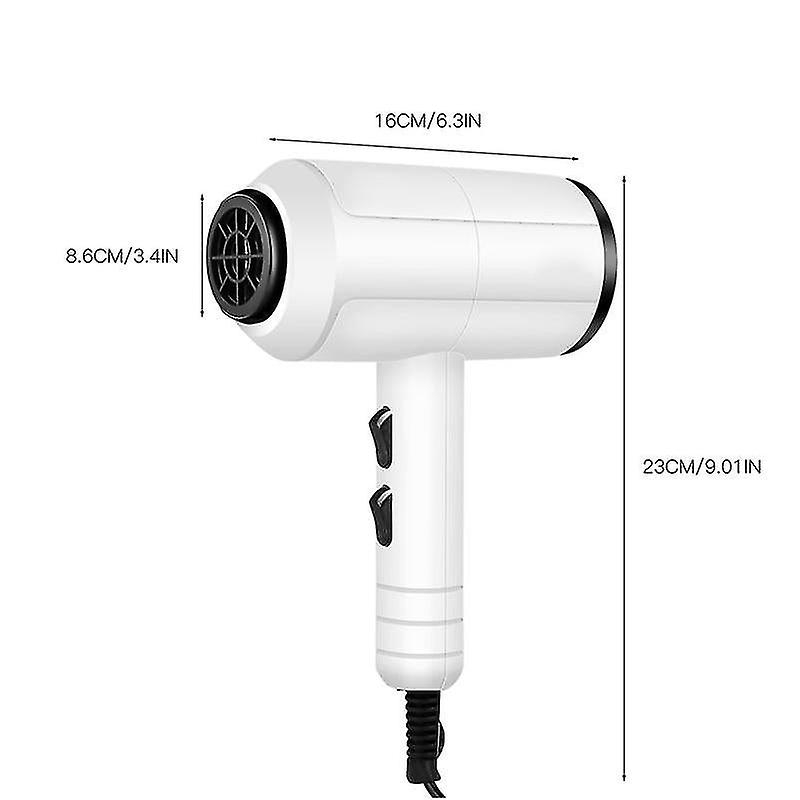 Foto 3 pulgar | Secador De Pelo Huoguo 1500 W Profesional Portátil Mini Blanco - Venta Internacional.