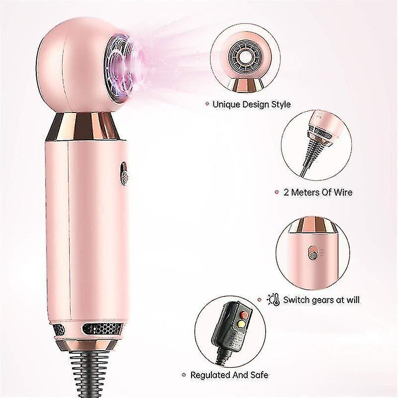 Foto 3 pulgar | Secador De Pelo Huoguo 2021  Diseño Más Nuevo  800 W  Mini Sin Hojas - Venta Internacional.