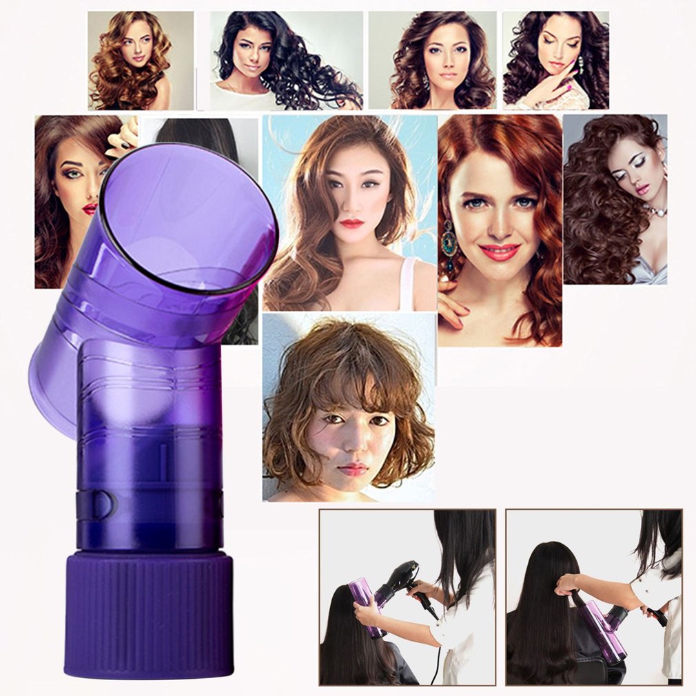 Foto 2 | Difusor De Pelo Piedo Salon Magic  Gorro Para Secar El Cabello Diy  Morado - Venta Internacional.