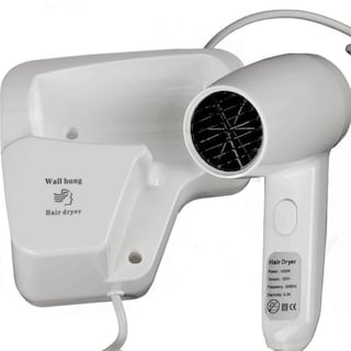 Foto 1 | Secador De Pelo Montado En La Pared 220 V 1200 W Iones Negativos Blanco - Venta Internacional.