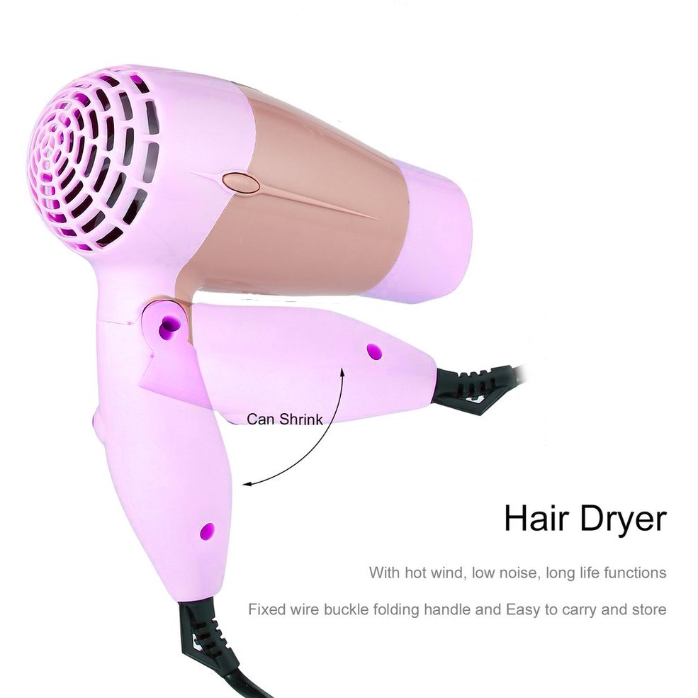 Foto 4 pulgar | Mini Secador De Pelo Portátil Con Mango Plegable  1000 W  Hot Wind - Venta Internacional.