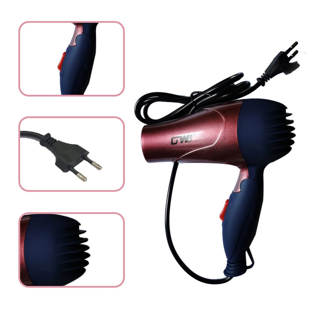 Foto 3 pulgar | Secador De Pelo Genérica Portátil Con Mango Plegable 1500w 220v - Venta Internacional.