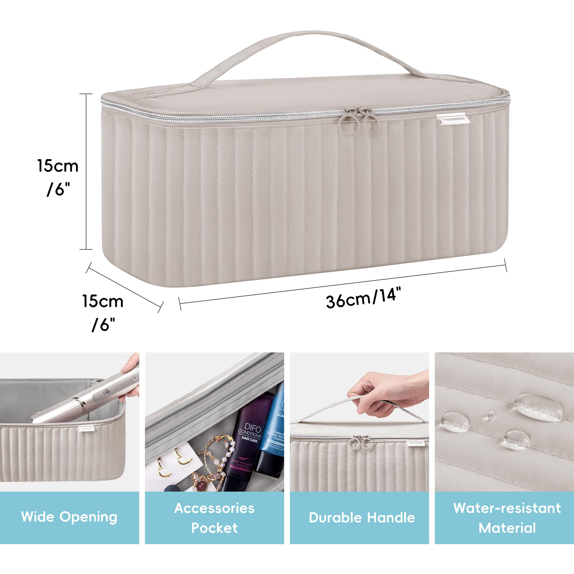 Foto 5 | Funda De Viaje Lexeeco Para Secador De Pelo Shark Flexstyle Dyson Airwrap - Venta Internacional.