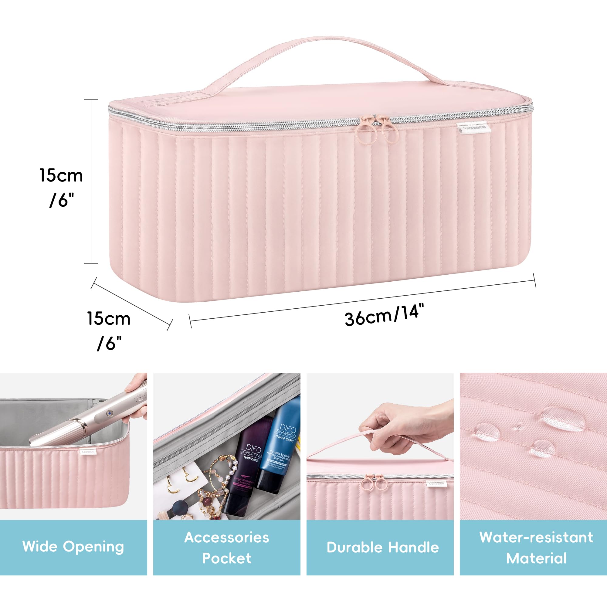 Foto 5 | Funda De Viaje Lexeeco Para Secador De Pelo Shark Flexstyle Dyson Airwrap Brush - Venta Internacional.