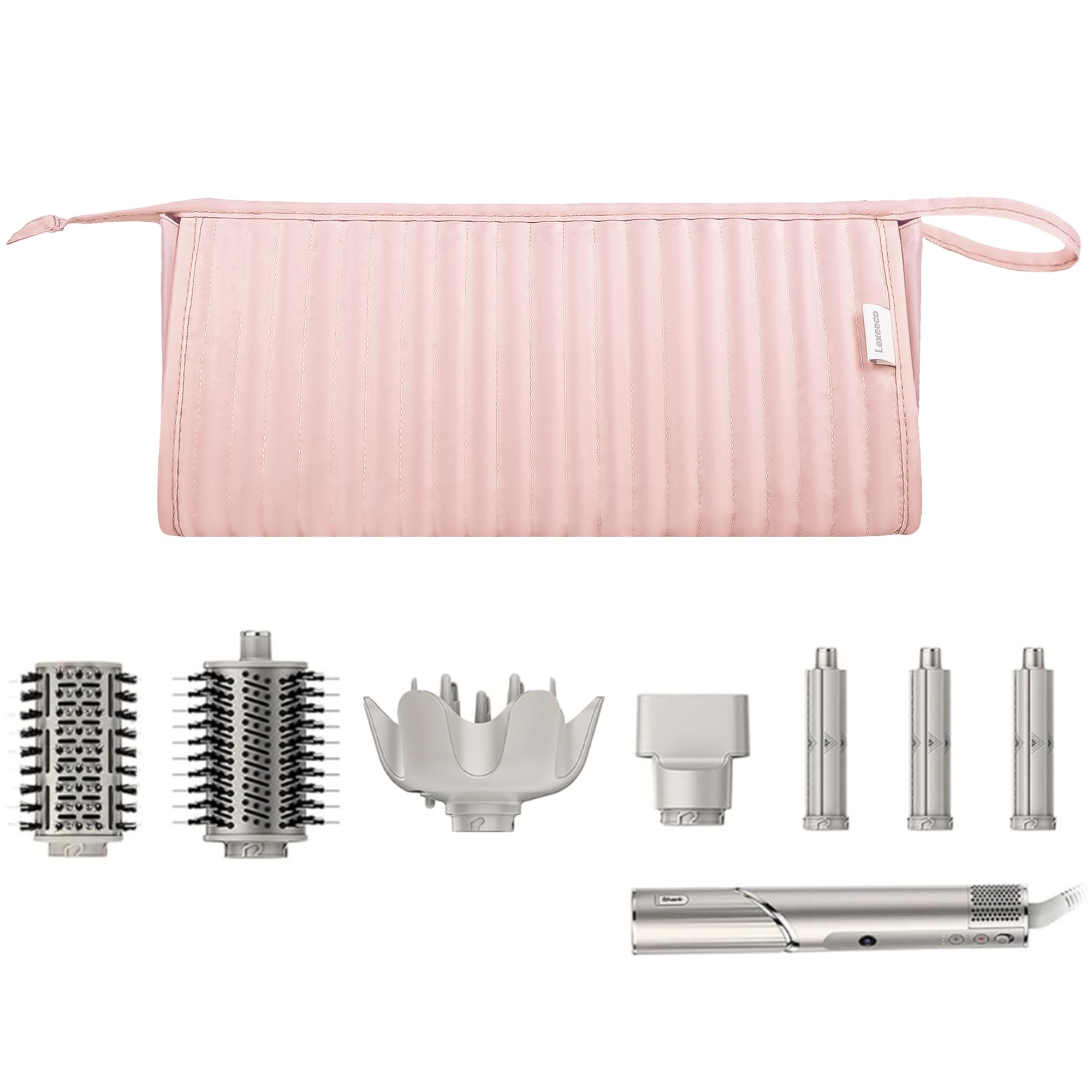 Foto 1 | Funda De Viaje Lexeeco Dyson Airwrap Con Secador De Pelo Shark  Color Rosa - Venta Internacional.