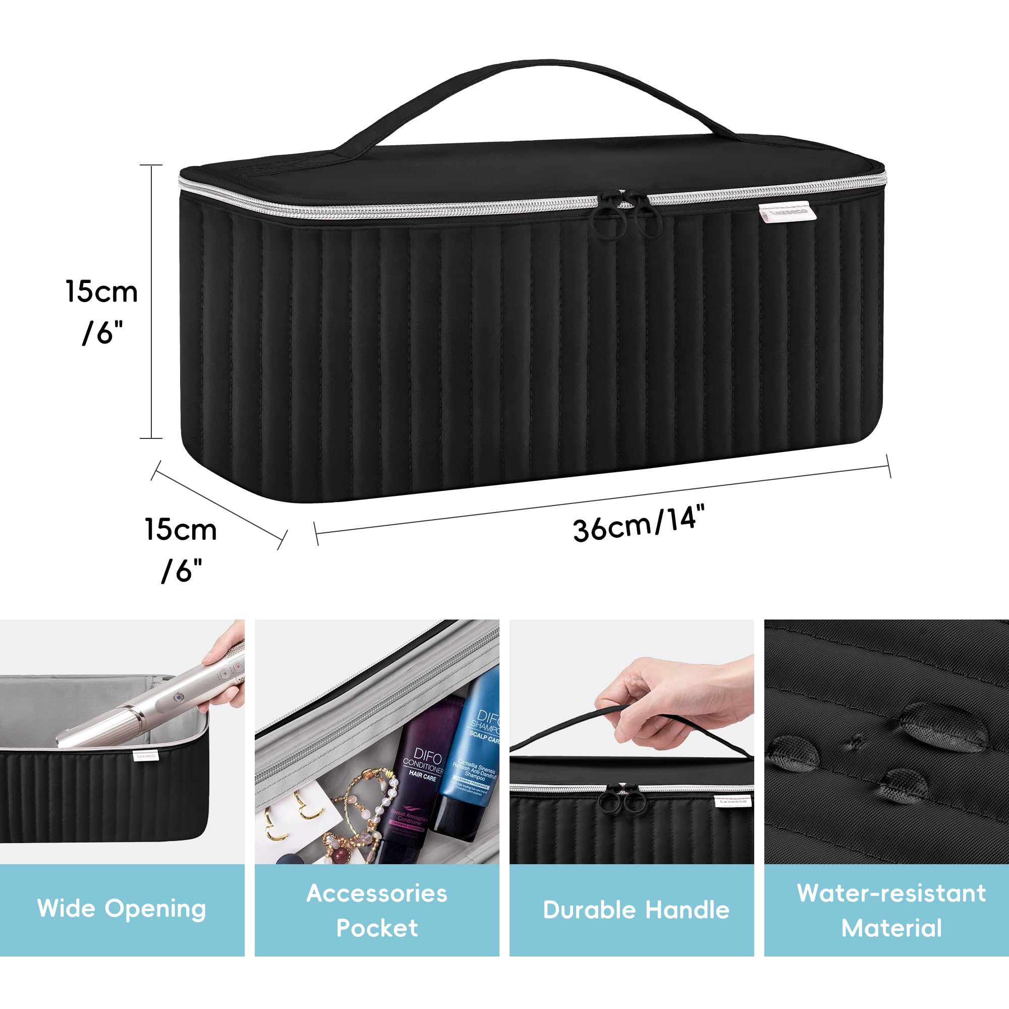 Foto 6 pulgar | Funda De Viaje Lexeeco Para Secador De Pelo Shark Flexstyle Dyson Airwrap - Venta Internacional.