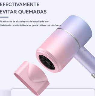 Foto 2 | Xtellar - Secadora De Cabello Profesional Portátil Y Plegable En Rosa Elegante