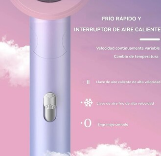 Foto 3 | Xtellar - Secadora De Cabello Profesional Portátil Y Plegable En Rosa Elegante