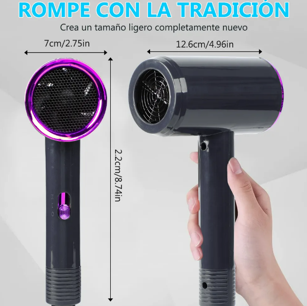 Foto 2 | Xtellar Secadora De Cabello Profesional Y Portátil - Elegante  Ligera Y De Alta Potencia