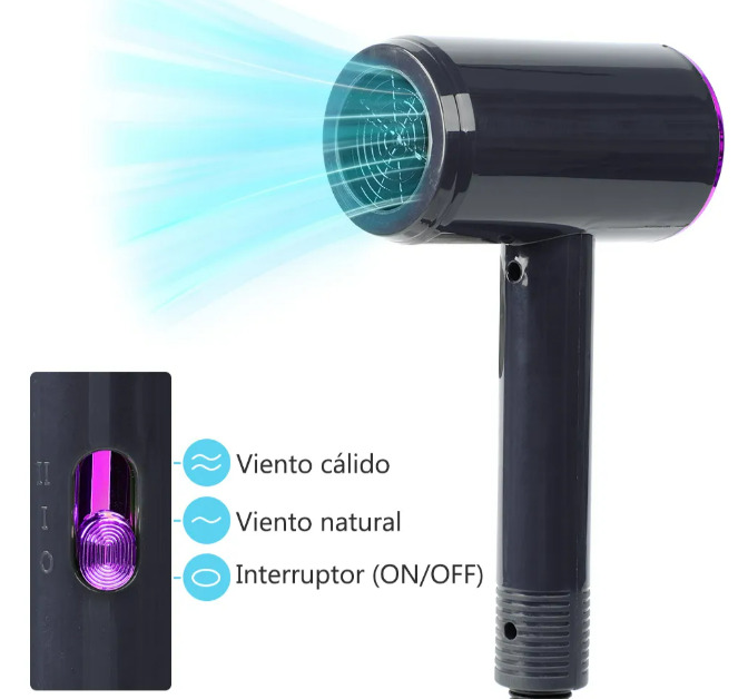 Foto 3 | Xtellar Secadora De Cabello Profesional Y Portátil - Elegante  Ligera Y De Alta Potencia