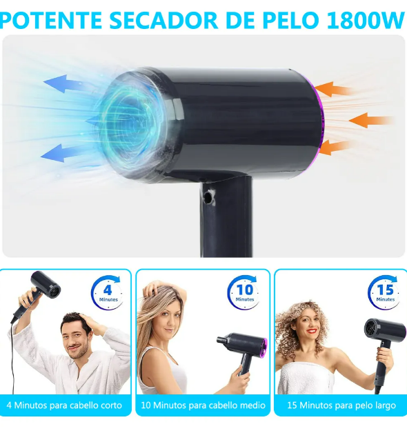 Foto 5 pulgar | Xtellar Secadora De Cabello Profesional Y Portátil - Elegante  Ligera Y De Alta Potencia