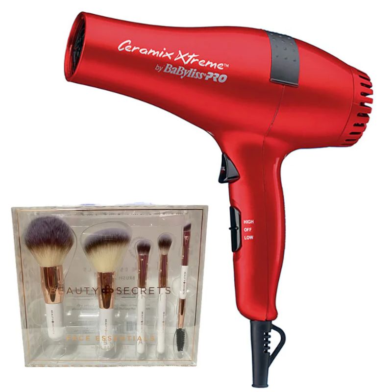 Foto 2 pulgar | Secadora De Cabello Babyliss Babr5572es Roja Incluye Regalo