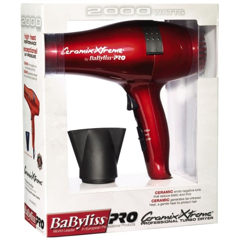 Foto 2 | Secadora De Cabello Babyliss Babr5572es Roja Incluye Regalo