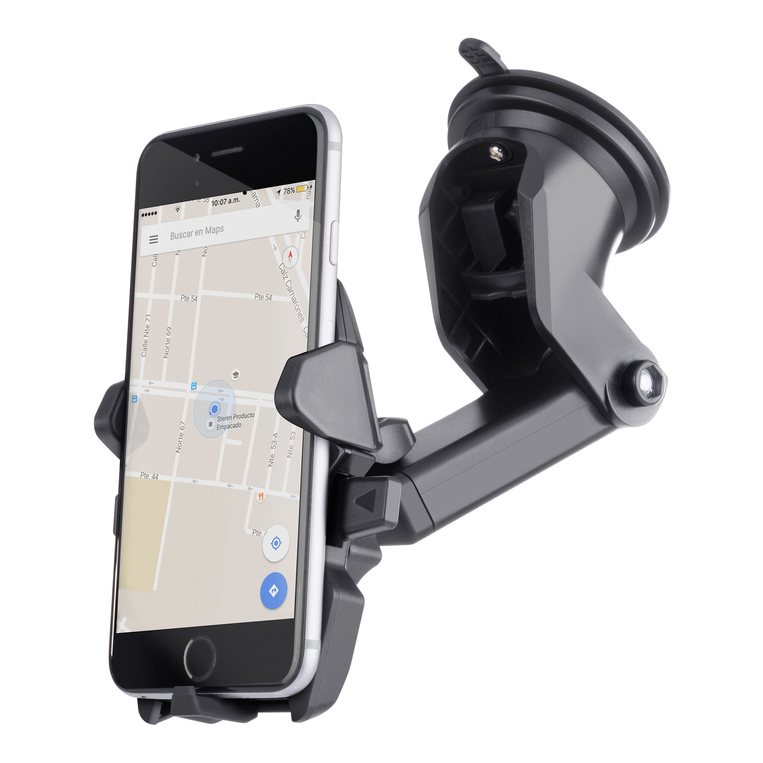 Foto 3 pulgar | Soporte Para Celular Con Autolock Y Brazo Extensible Steren Pod-274