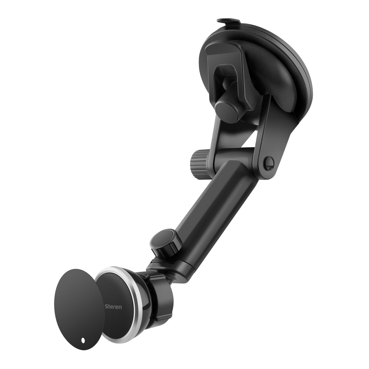 Foto 2 pulgar | Soporte para Celular Magnético con Brazo Extensible Steren Pod-297 Negro
