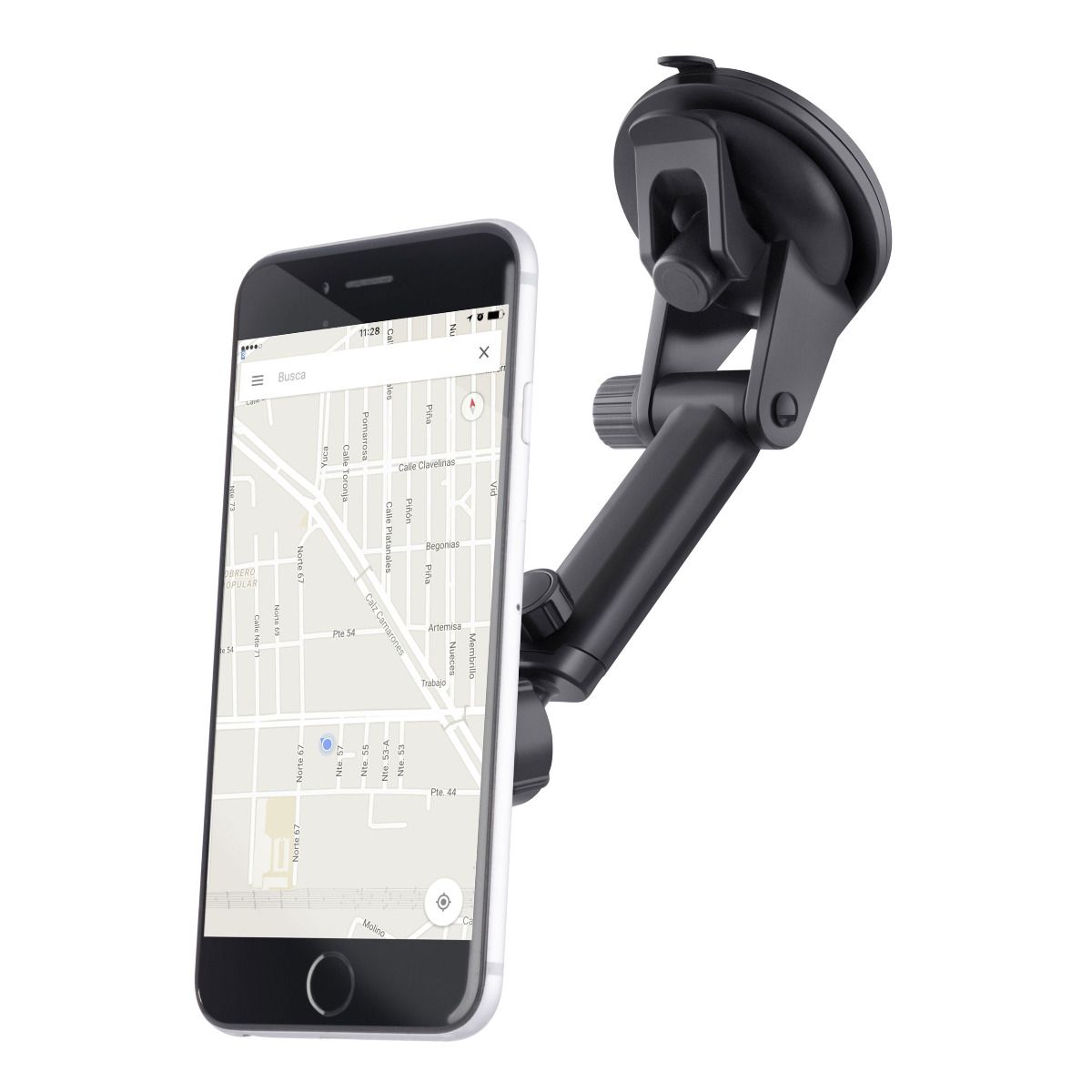 Foto 3 | Soporte para Celular Magnético con Brazo Extensible Steren Pod-297 Negro