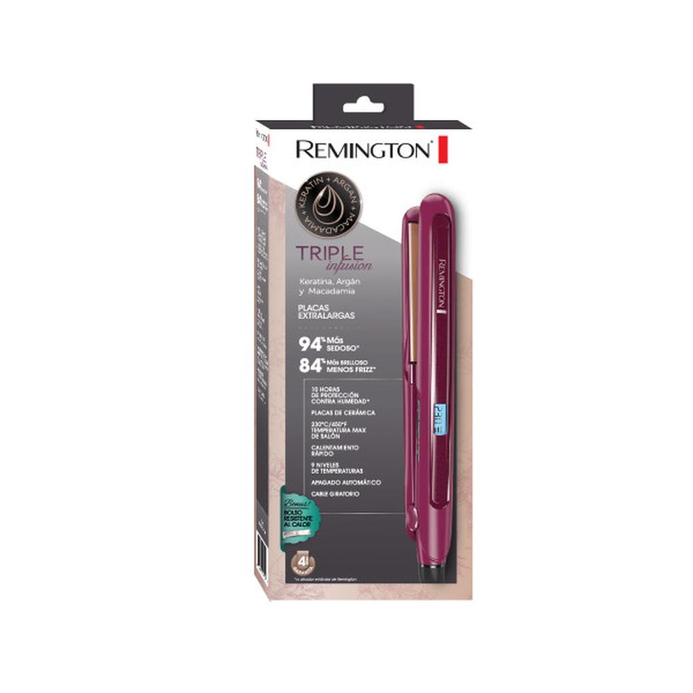 Foto 5 | Alaciadora Plancha Cabello Digital Remington Cerámica Argán color Rosa