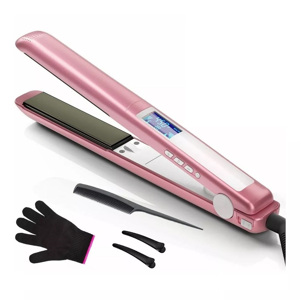 Foto 1 | Plancha para Cabello Malubero color Rosa Profesional 2 en 1 de Cerámica