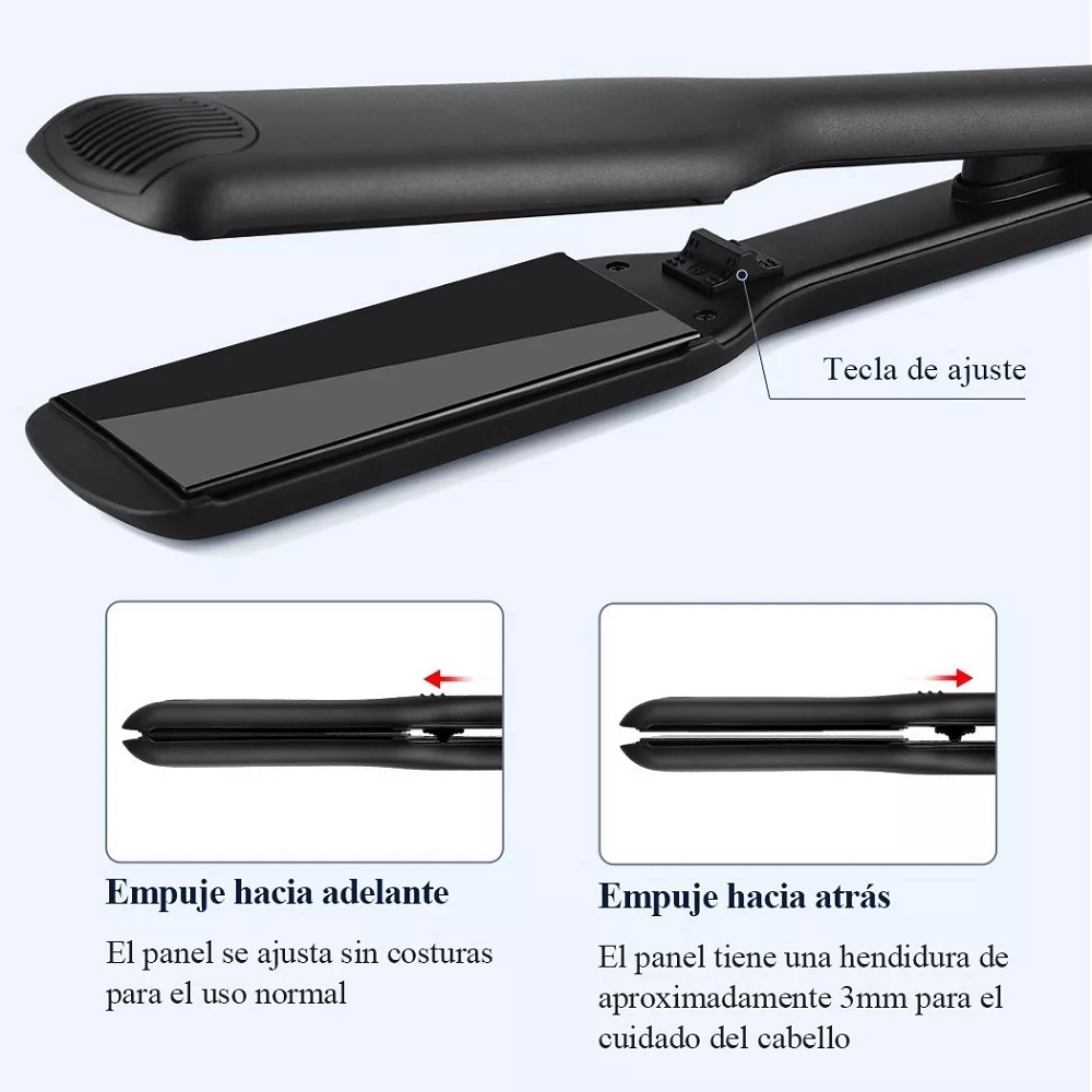 Foto 4 pulgar | Plancha de Cabello Malubero Profesional color Negro de Cerámica 55 MM