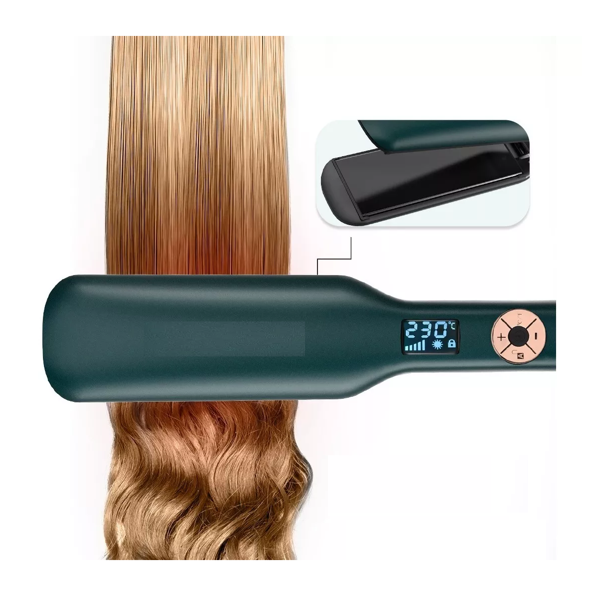 Foto 3 pulgar | Plancha de Cabello Eo Safe Imports ESI-676 color Verde