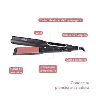 Foto 3 | Alaciadora para Cabello Rca con Tecnología Iónica