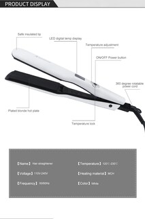 Foto 3 | Venta Internacional - Plancha de Pelo con Pantalla Led de 4.5 Cm