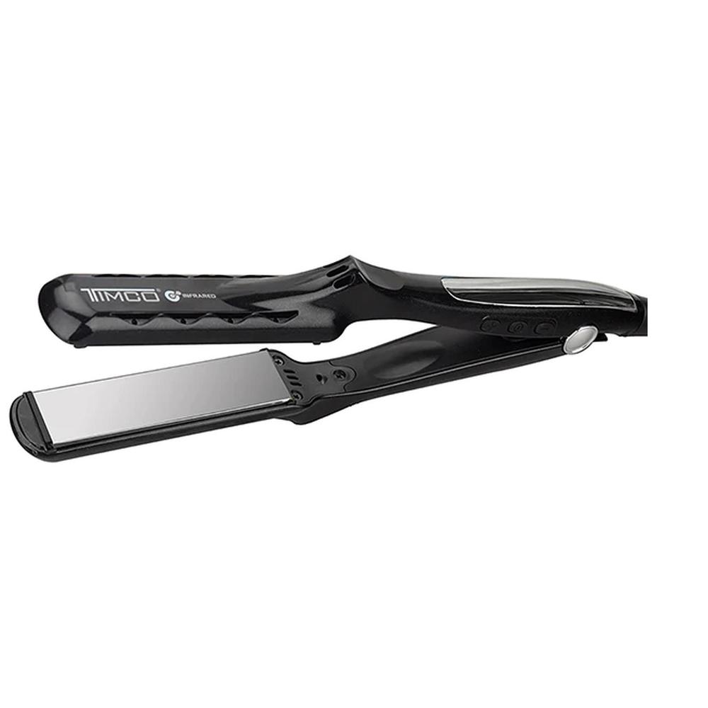 Plancha Alaciadora Infrared Timco Lm-125n 4 En 1 Negra