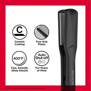 Foto 5 | Plancha Revlon Negra de Cerámica Lisa y Recta 1.5'' - Venta Internacional