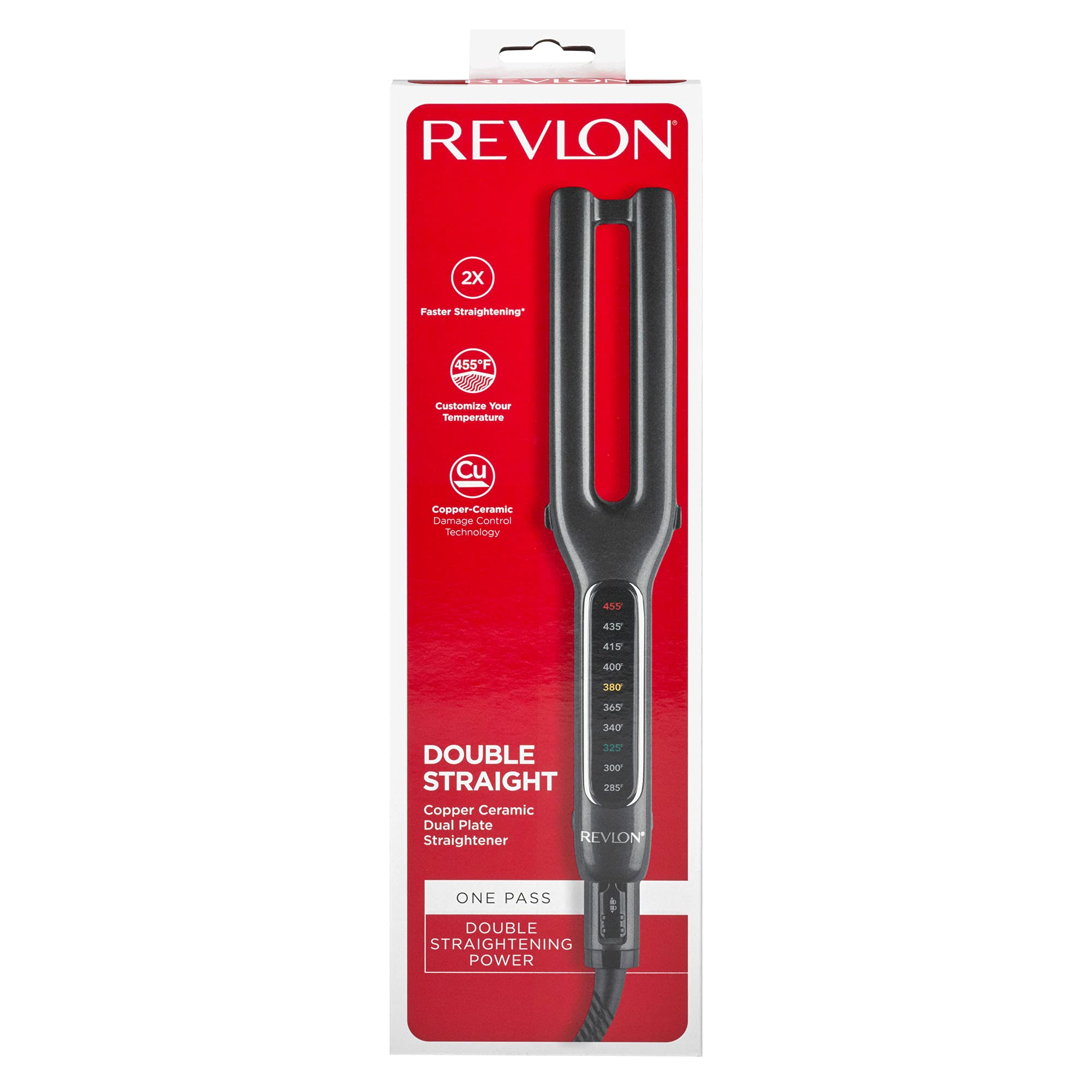 Foto 7 pulgar | Plancha de Pelo Revlon Double Straight Copper Ceramic - Venta Internacional