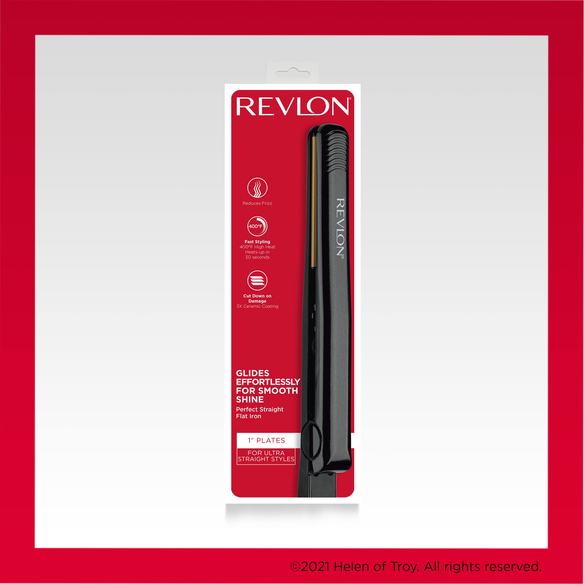 Foto 7 pulgar | Plancha para Cabello Revlon Perfect Heat Triple Ceramic 1'' - Venta Internacional