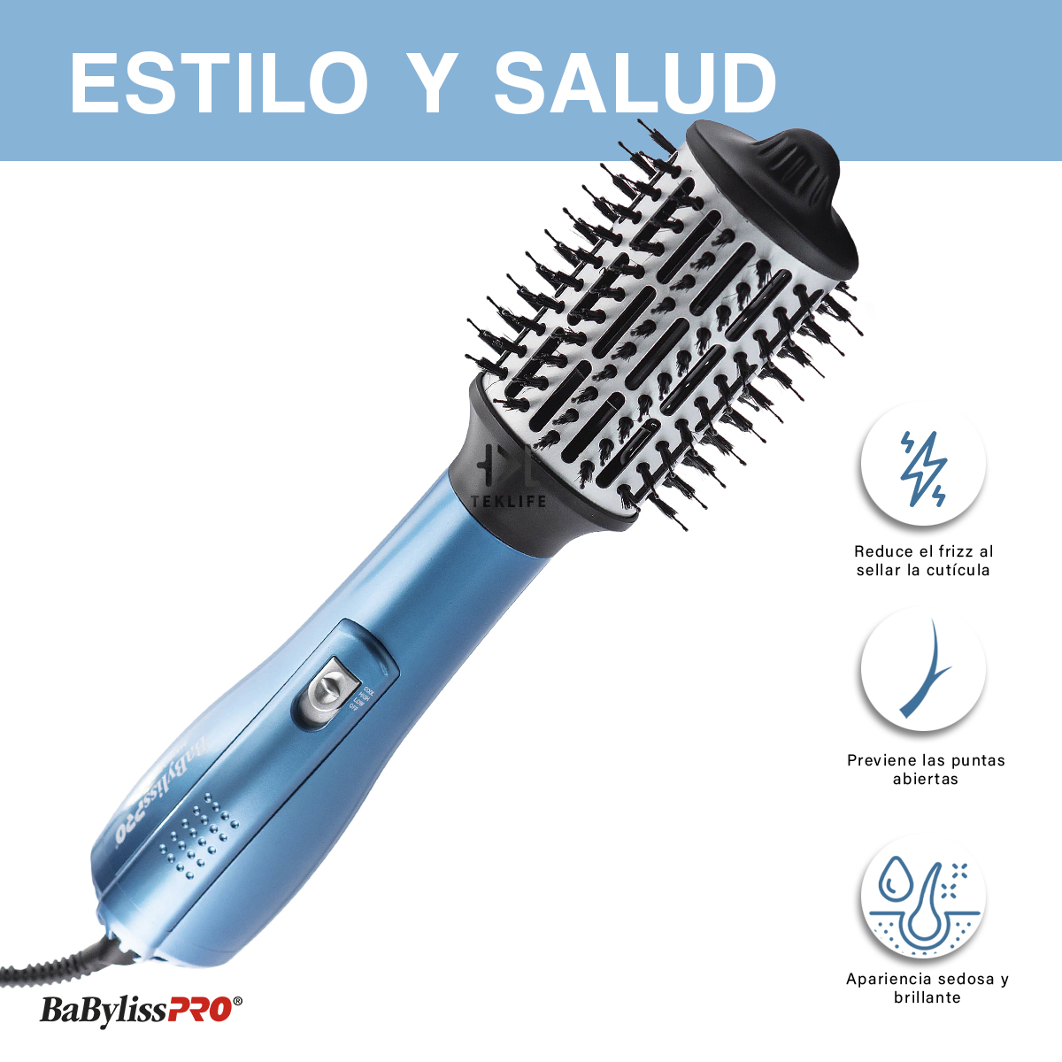 Foto 7 | Cepillo Ovalado BaByliss Pro Nano 2 1/2 Aire Caliente o Frío