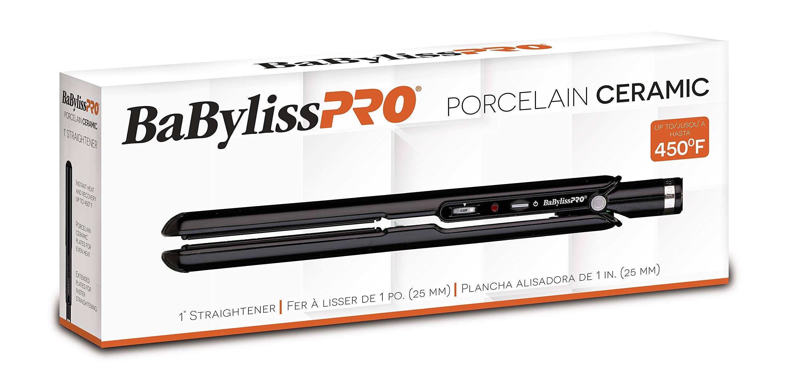 Foto 3 pulgar | Plancha De Pelo Babylisspro Porcelain Ceramic 1 Para Todo Tipo De Cabello - Venta Internacional.