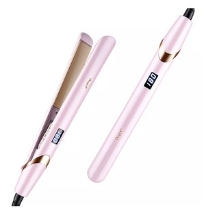 Foto 2 | Plancha Para Cabello Alaciadora De Cerámica Rizador Lcd Rosa