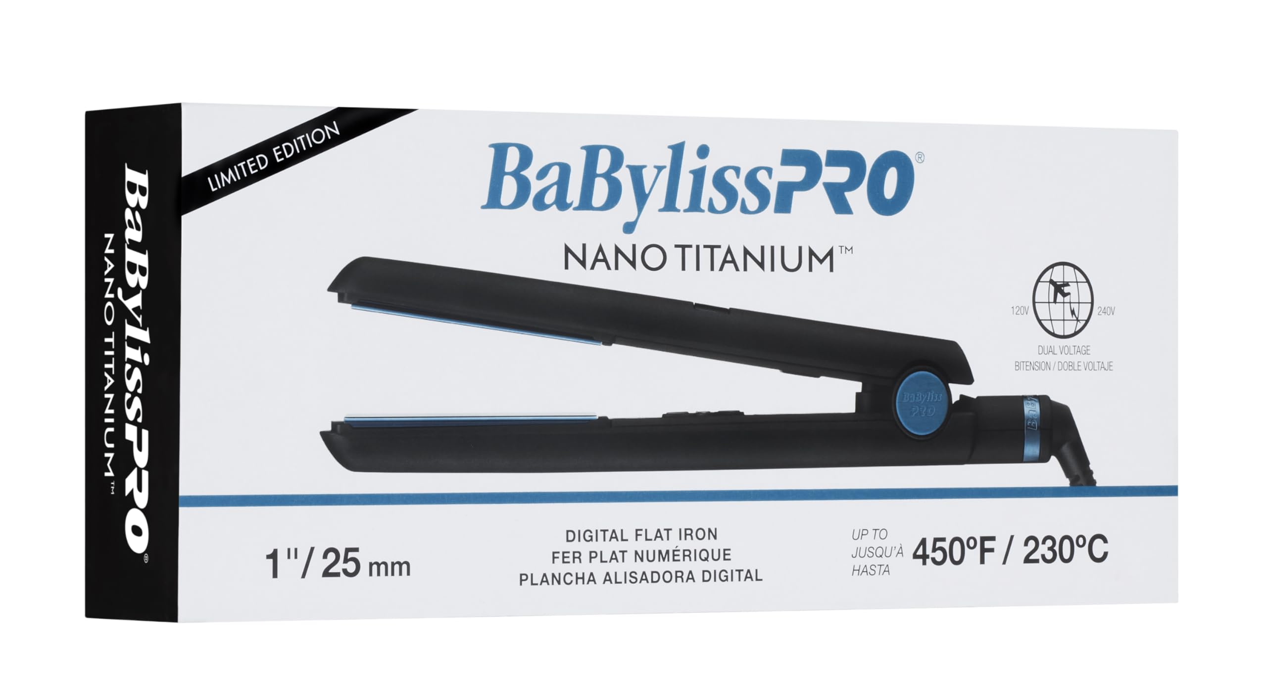 Foto 5 pulgar | Plancha de Pelo Babylisspro Limited Edition 1 Nano Titanium - Venta Internacional