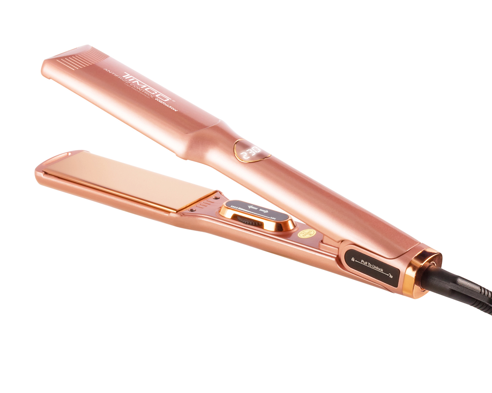 Plancha Alaciadora Profesional Para Cabello Gold Rose 230°/450