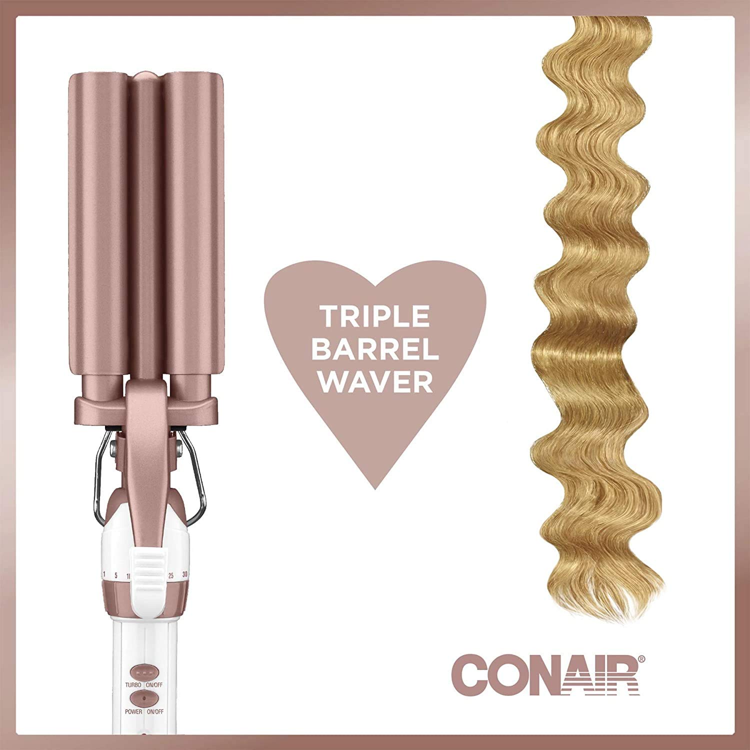 Foto 5 pulgar | Ondulador de Cabello Conair de Cerámica - Venta Internacional