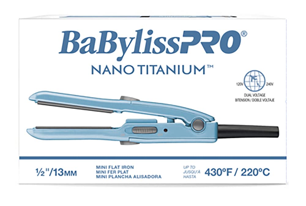 Foto 4 pulgar | Plancha Babylisspro Nano Titanium Mini 0.5 para Viajes - Venta Internacional