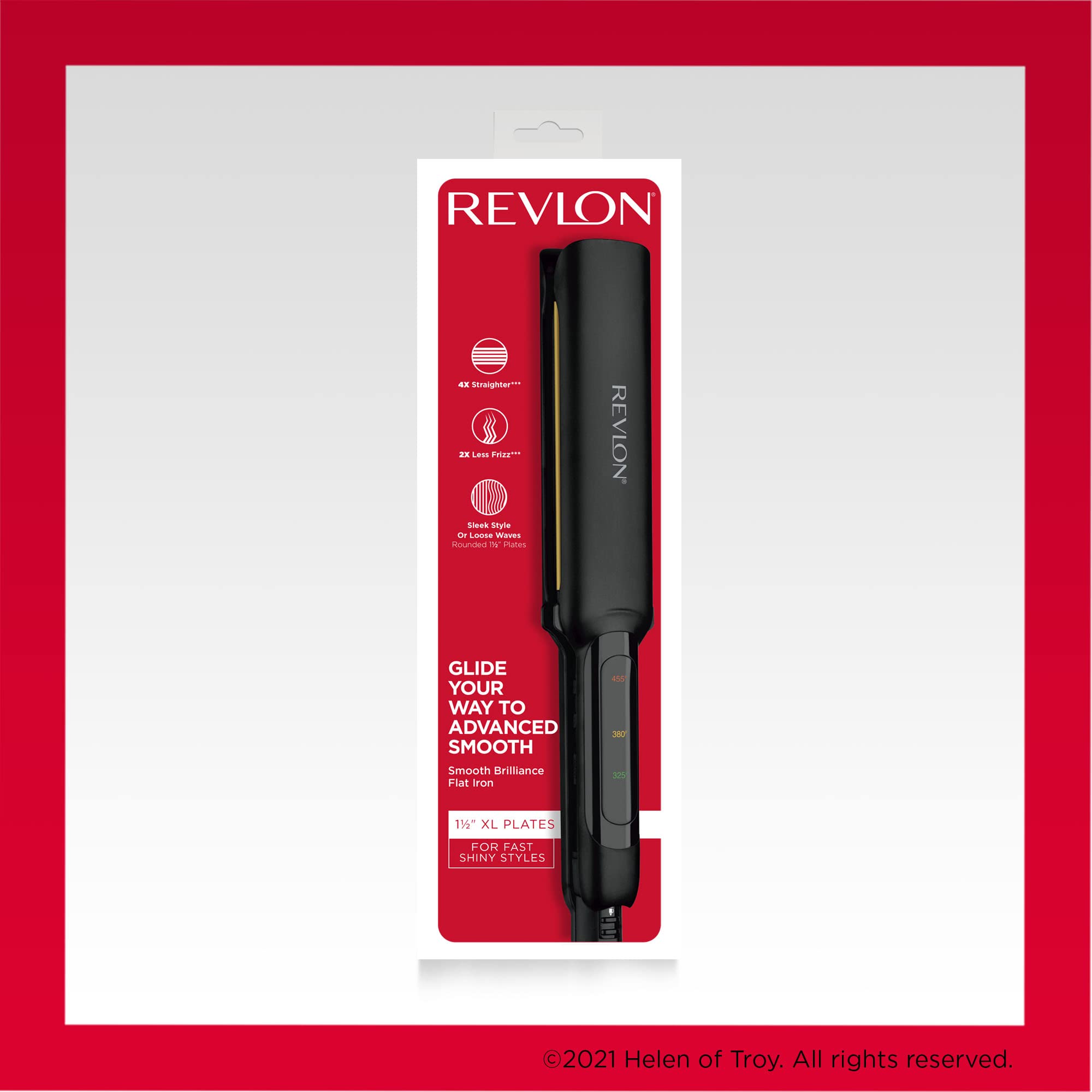 Foto 7 pulgar | Plancha De Cerámica Revlon Smooth Brillance, Extra Larga, 1,5 Cm - Venta Internacional.