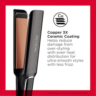 Foto 2 | Plancha Revlon Copper Smooth Hair Control De Encrespamiento De 1.5 Pulgadas - Venta Internacional.