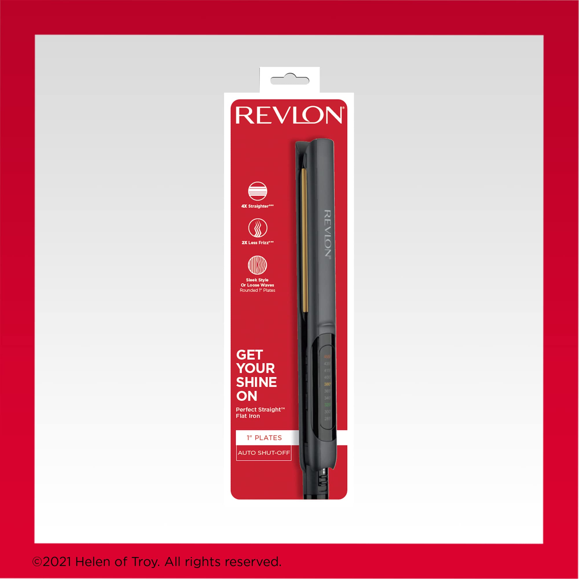 Foto 7 pulgar | Plancha De Pelo Revlon Smooth Brilliance Ceramic, 2,54 Cm - Venta Internacional.