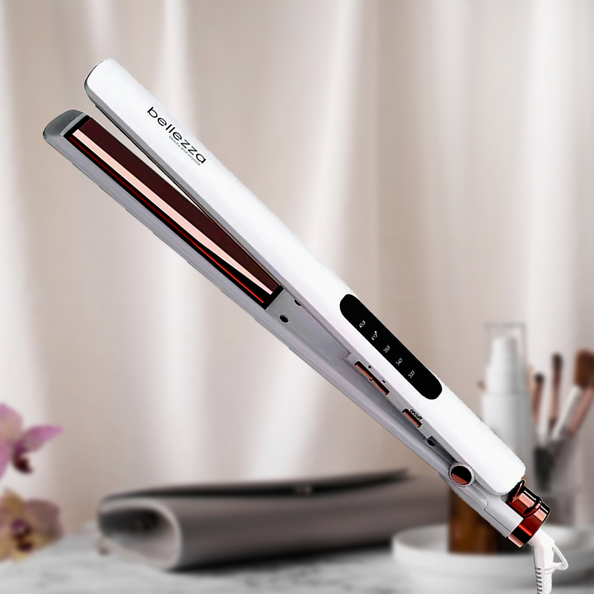 Foto 5 | Plancha de Cabello Cortex Ultra Delgada Profesional Blanco