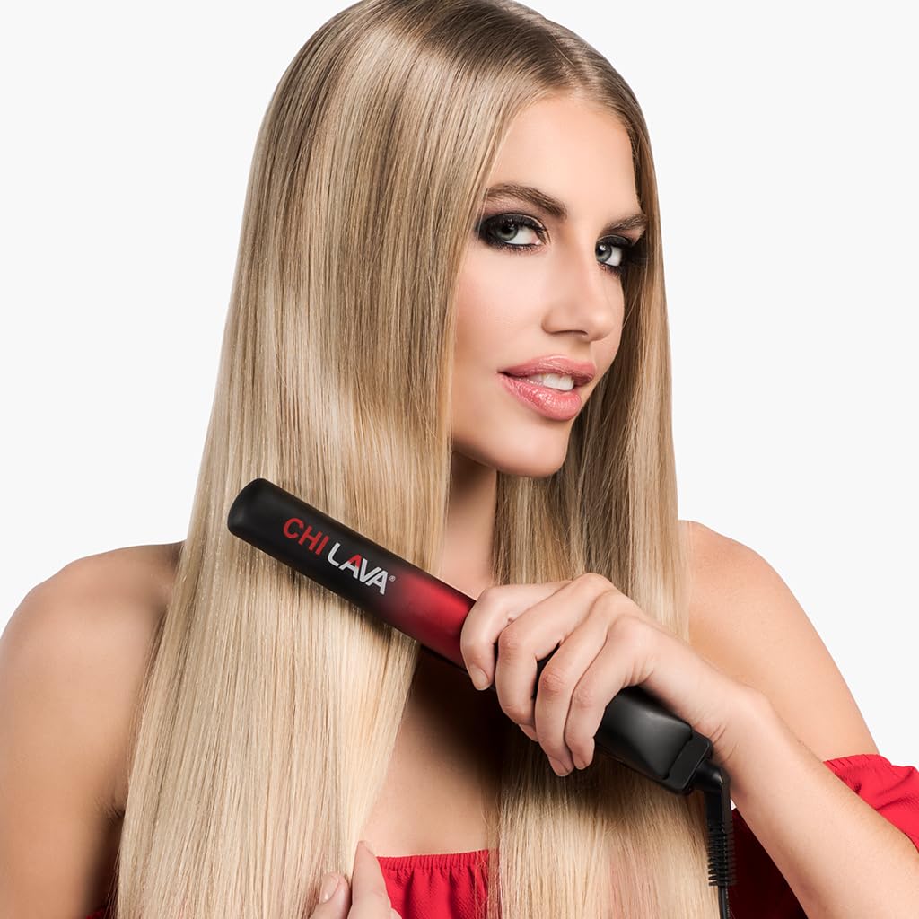 Foto 5 | Peinado De Cerámica De Lava Chi Flat Iron, 1 Cerámica De Lava Volcánica - Venta Internacional.